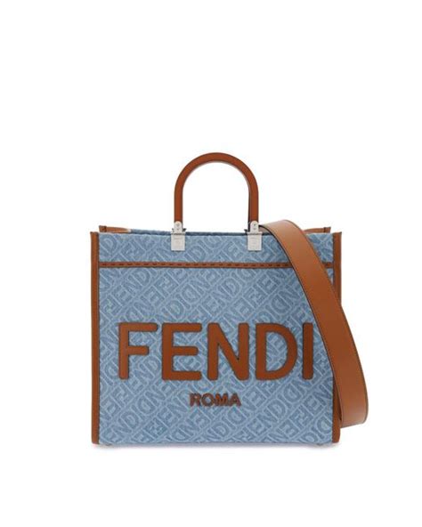 ebay fendi totes|fendi denim tote.